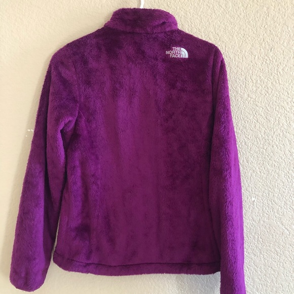 Womans north face fleece full zip sweater Sz small purple nice - Picture 4 of 6